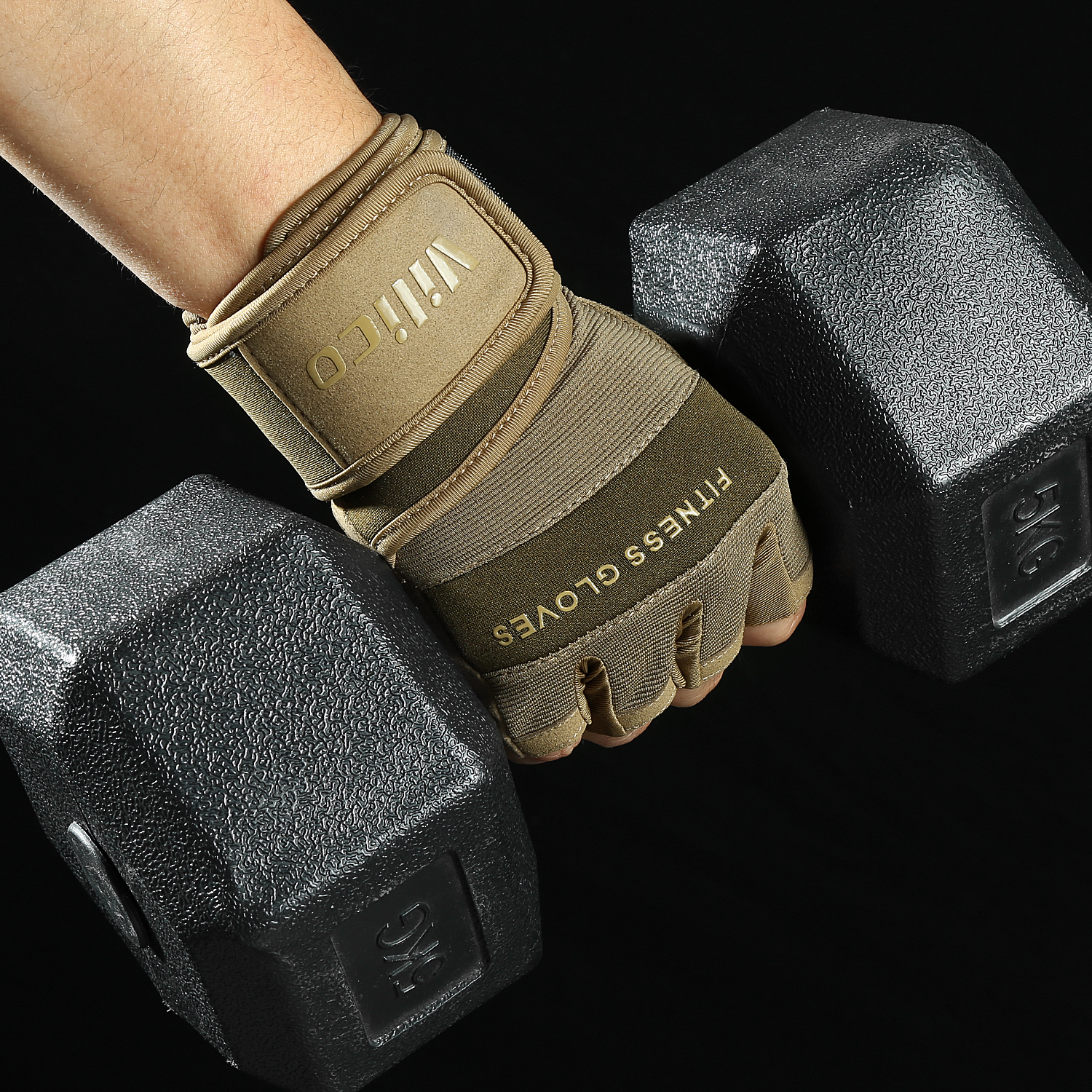 Crossfit Workout Gear - Cycling Gloves Half Finger Gym Weightlifting