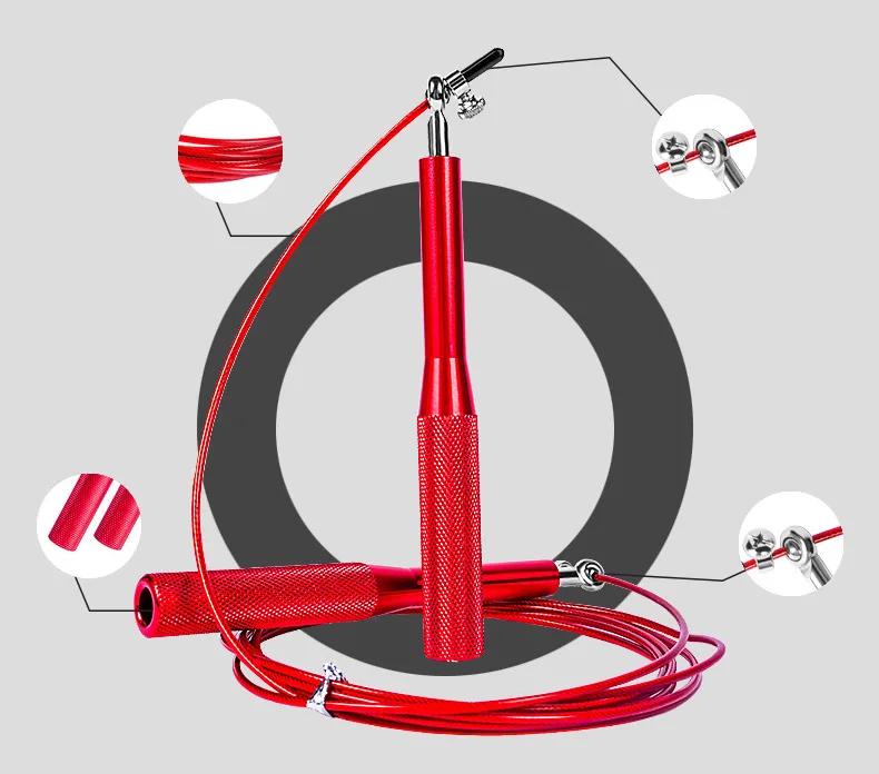 2026 Customized Logo Aluminum  - Jump Rope Speed Bearing recension och pris