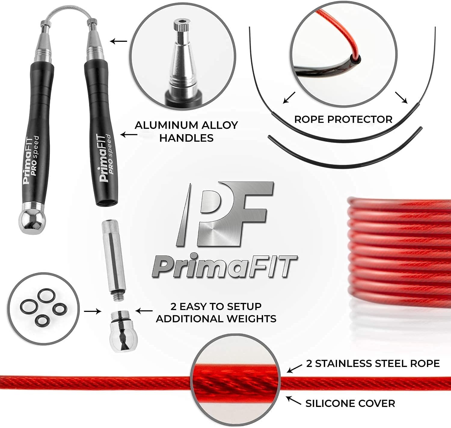 Speed Jump Rope Pro, Adjustabl - Jump Rope Speed Bearing recension och pris
