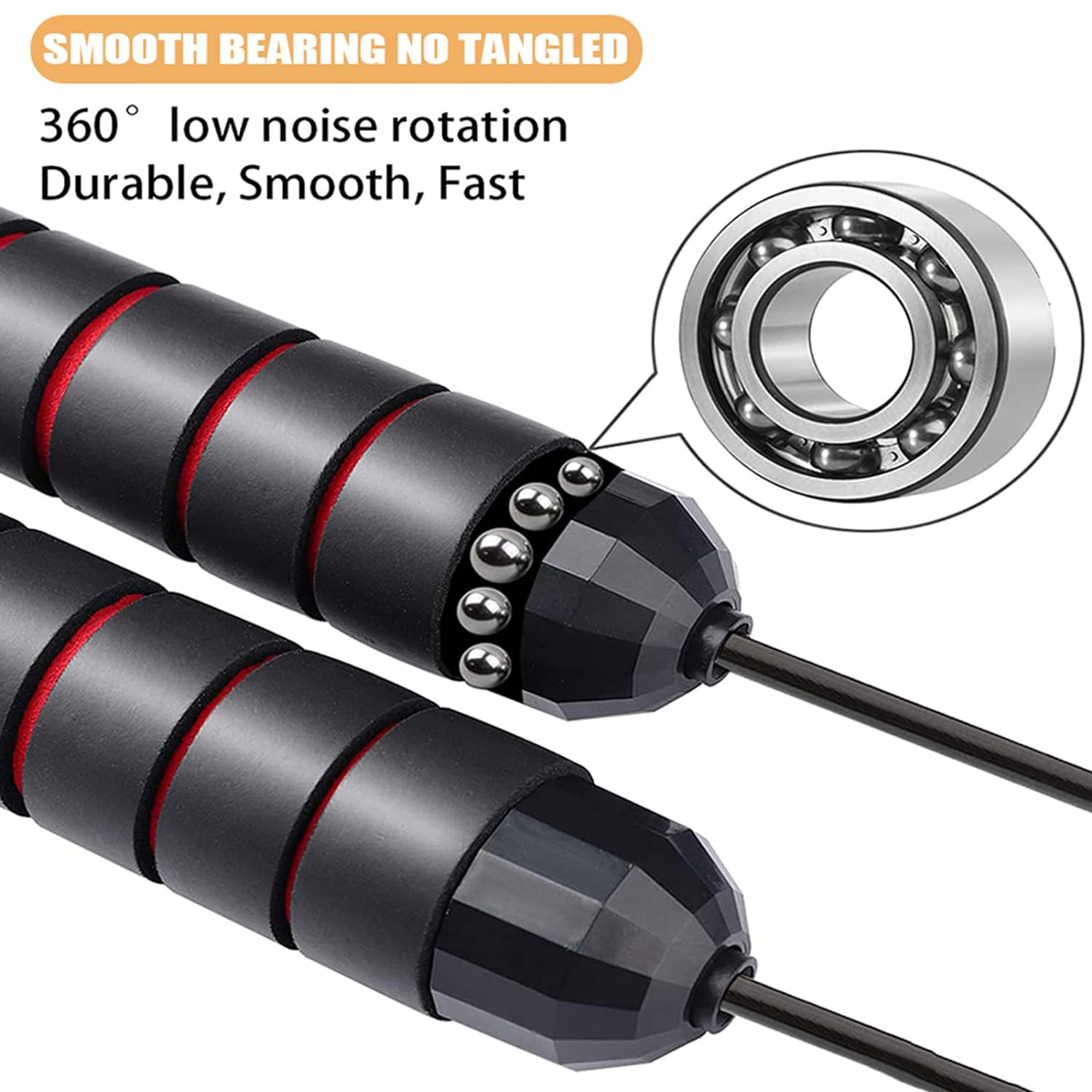 Jump Rope for Fitness,Speed Ju - Jump Rope Speed Bearing recension och pris