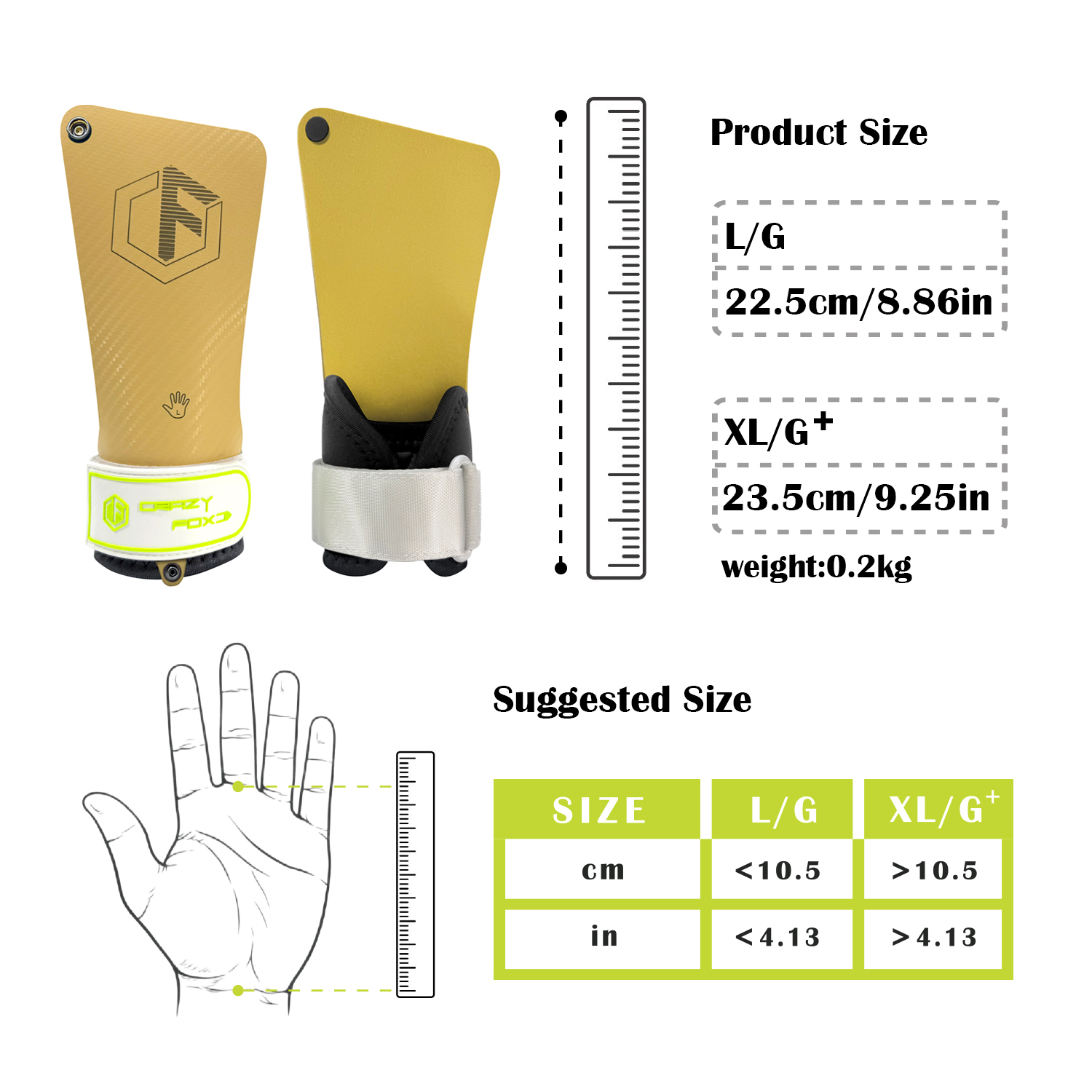 Natural Rubber Anti‑Slip Palm  - Gear For Crossfit recension och pris