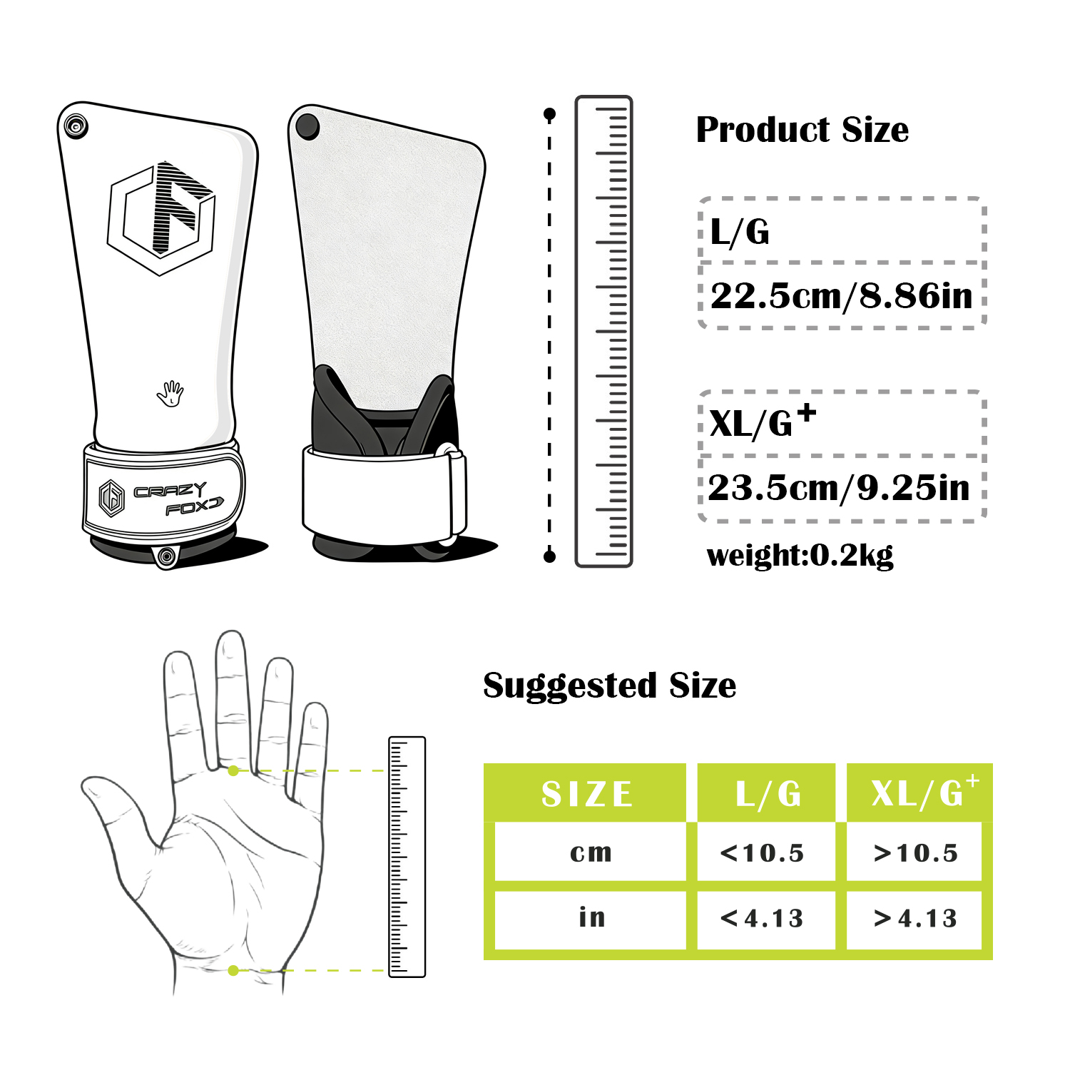 Natural Rubber Anti‑Slip Palm  - Gear For Crossfit recension och pris