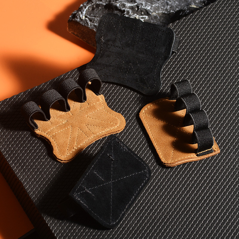 Cowhide Gym Gloves Grips Anti- - Crossfit Workout Gear recension och pris