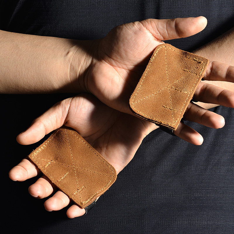 Cowhide Gym Gloves Grips Anti- - Crossfit Workout Gear recension och pris