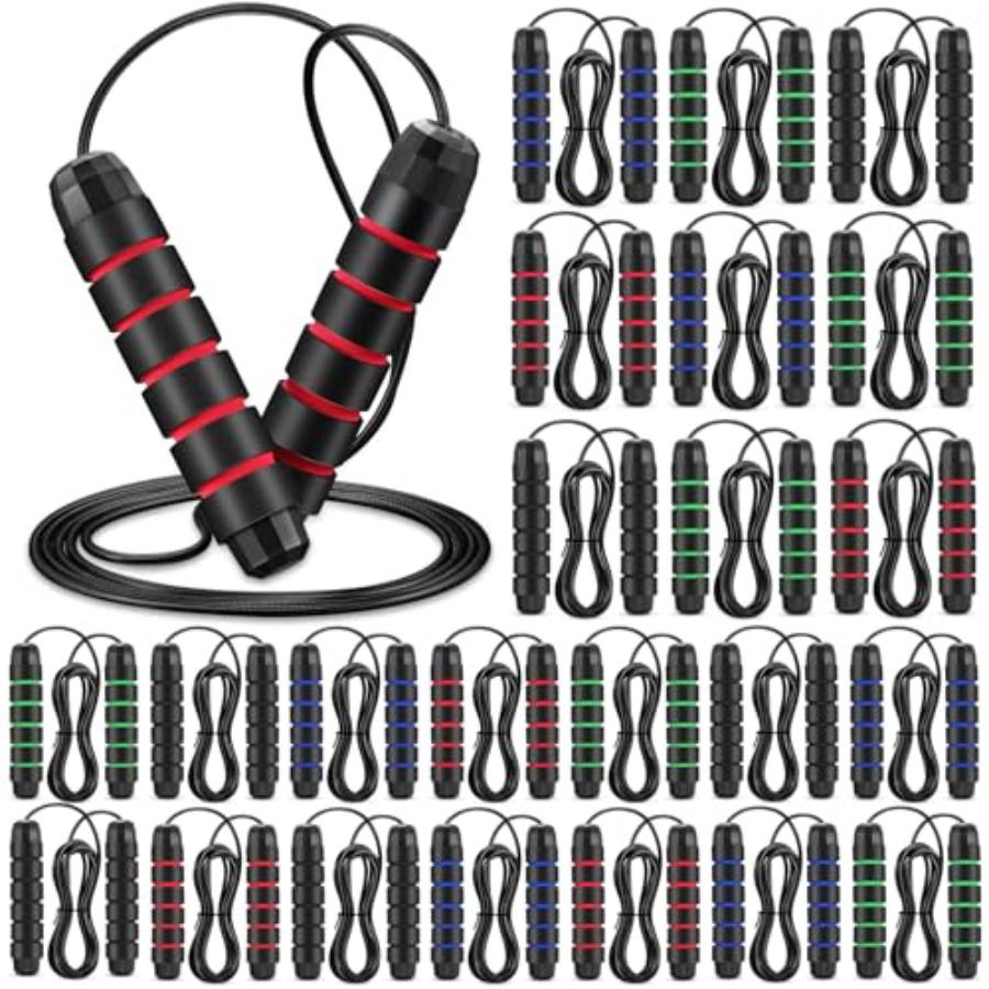 24 Pieces Jump Ropes for Fitne - Jump Rope Speed Bearing recension och pris