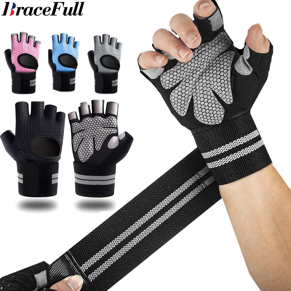 1Pair Half Finger Gym Fitness  - Crossfit Equipment recension och pris
